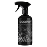 COCPIT limpiador de interiores para coche 500 ml, elimina polvo grasa y huellas en plásticos cuero y pantallas