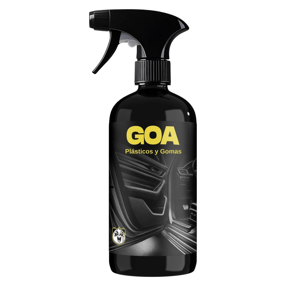 GOA dressing multifunción 3 en 1 para plásticos interiores y neumáticos del coche, 500 ml Lágrimas de Panda