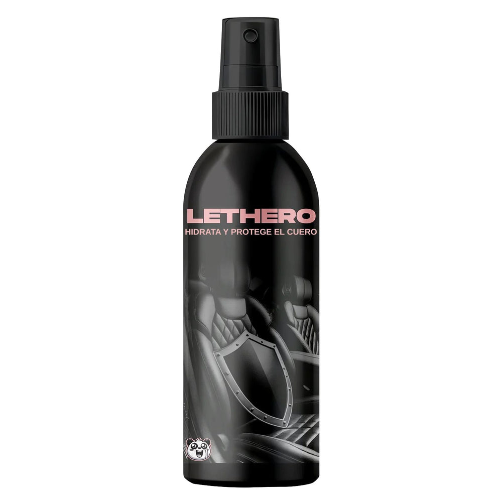 Lethero acondicionador y protector para cuero del coche 150 ml, hidrata previene grietas y decoloración con acabado natural