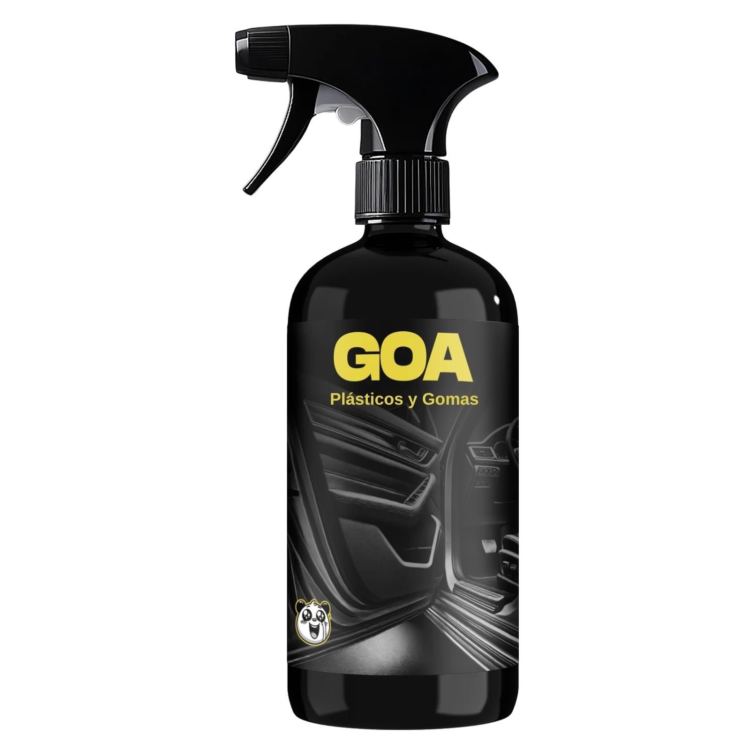 GOA dressing multifunción 3 en 1 para plásticos interiores y neumáticos del coche, 500 ml Lágrimas de Panda