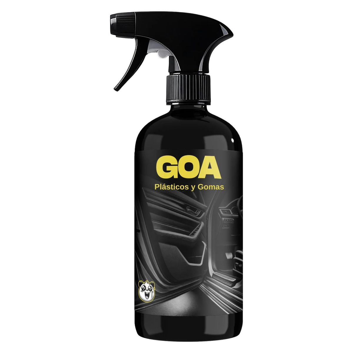 GOA dressing multifunción 3 en 1 para plásticos interiores y neumáticos del coche, 500 ml Lágrimas de Panda