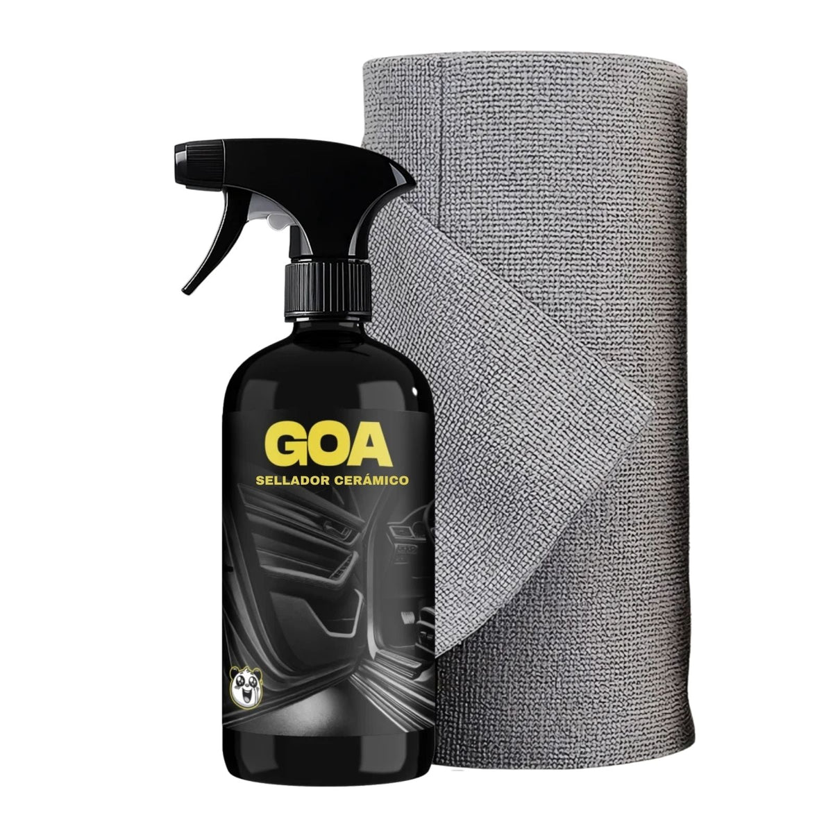 PACK GOA 500 ML + ROLLO PAÑOS MICROFIBRA - Lagrimas De Panda