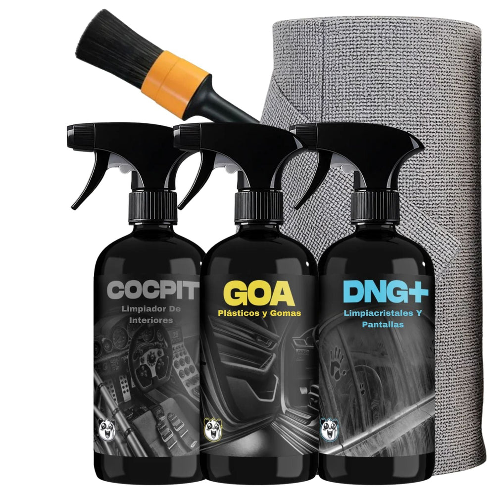 PACK INTERIOR COCHE – DETAILING COMPLETO - Lagrimas De Panda